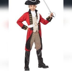 California Costumes Red and Black Colonial Outfit